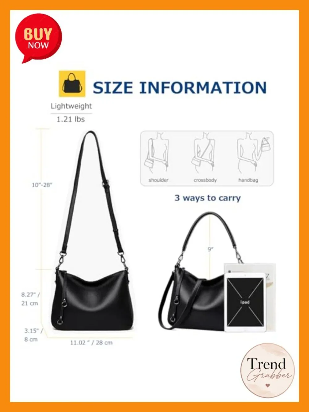 Genuine Leather Hobo Purse for Women Large Crossbody Bag Tote Shoulder Satchel